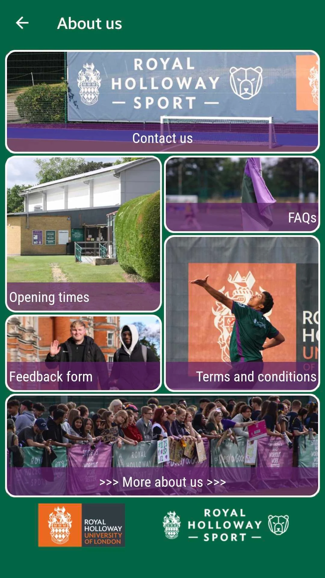 Royal Holloway Sport screenshot