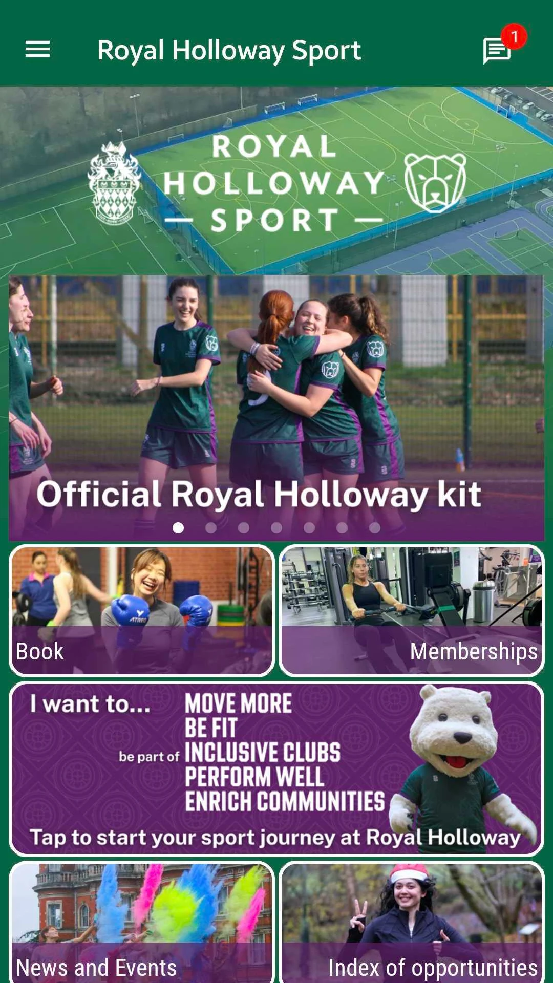 Royal Holloway Sport screenshot